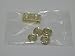Lego - Gold Chrome Treasure X4 Gold Coins X1 Ingot