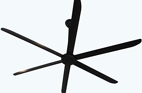 Big Ass Fans 3600 Universal Mount 6 Silver Blades Ceiling Fan