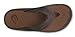 OluKai Ohana Men's Beach Sandals, Quick-Dry Flip-Flop Slides, Water Resistant & Lightweight, Compression Molded Footbed & Ultra-Soft Comfort Fit, Dark Java/Ray, 9
