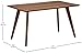 Amazon Brand – Rivet Mid-Century Modern Minimalist Dining Kitchen Table, 53.1