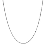 Men's 3mm Thin Wheat Braided Link Stainless Steel Chain Necklace Choose From 18in to 40in