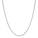 Men's 3mm Thin Wheat Braided Link Stainless Steel Chain Necklace Choose From 18in to 40in