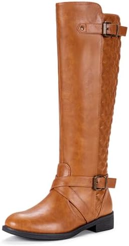 Jeossy Women's Knee High Riding Tall Boots, Comfortable with Metal