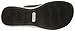 Skechers Women's Bayshore Newport Flip Flop,Black/White,8 M US