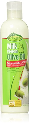 Milk protein and olive oil daily growth lotion, 8 ounce