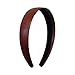1 Inch Wide Leather Like Headband Solid Hair band for Women and Girls