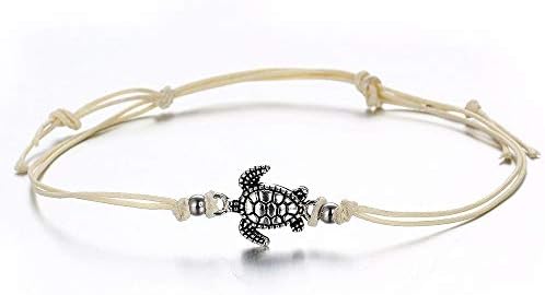 BAOHOKE Vintage Turtle Tied Women Charm Bracelet Anklet Gifts Bracelets