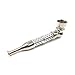 SNVIN Metal Pipe Portable Personality Pipe Mini Smoke Pot Detachable Filter Pipe (Silver)