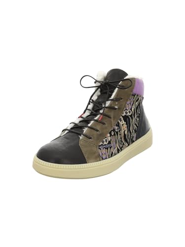 Think! Turna Derby 0010 - Forro Textil para Mujer, Color Negro, Negro Combi 0010, 36.5 EU