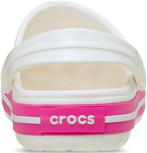 Unisex Kinder Crocband Clog K Clog, White/Pink Crush, 28/29 EU
