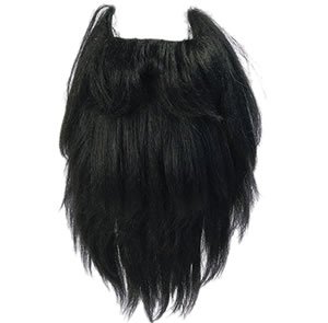 Black Giant Sized Pirate Beard