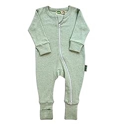 PARADE Snuggle Soft Melange '2-Way' Zipper Romper