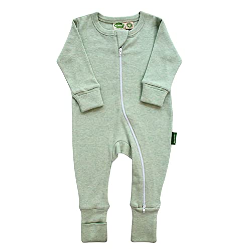 PARADE Snuggle Soft Melange '2-Way' Zipper Romper