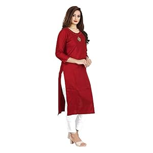 Woman’s Soild Color Kurti Kurta for Office and Casual Wear