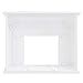 Southern Enterprises Torlington Fireplace, White/Gray