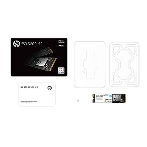 HP EX920 M.2 512GB PCIe 3.0 x4 NVMe 3D TLC NAND Internal Solid State Drive (SSD) 2YY46AA#ABC