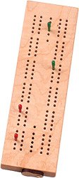 Standard Cribbage Board - Made in USA