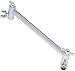 Adjustable Shower Head Extension Arm - 10 Inch Brass Shower Arm Extender Hardware - Chrome primary
