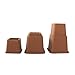 Geviaho Brown Adjustable Bed or Furniture Riser to 8, 5 or 3 Inches in
