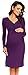 Zeta Ville Women's Pregnancy Maternity Casual Long Sleeve Jersey Dress 285c