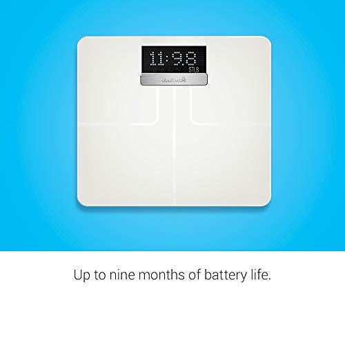 Garmin Index Smart Scale, Wi-Fi Digital Scale, Recognizes Up to 16 Users, Up to 9 Months of Battery Life, White - Thumbnail 5