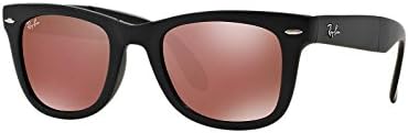 Amazon.com: Ray-Ban RB4105 Folding Wayfarer Sunglasses, Havana