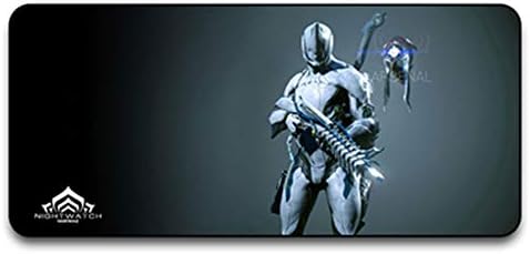 GUOFENG Game War Mouse Pad Warframe Star Wars Oversized Padded Seam Around Laptop Desk Mat 700 * 300 * 3mm Keyboard Desk Pad