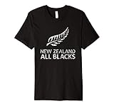 New Zealand Fern AB Rugby Fan NZ (distressed) Premium T-Shirt