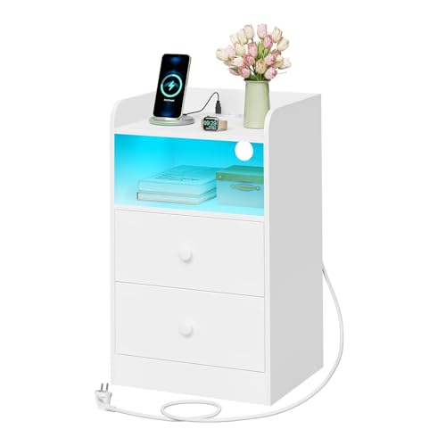 Brandheißer Deal! Guter Kurs: Für WOLTU Nachttisch mit Ladefunktion... zahlst du aktuell nur 46,54€. Solange verfügbar!