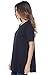 A+D® Womens Casual A-Line Loose Tunic Blouse Top w Scoop Neck (Black, Small)