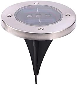 Dlames Solar Powered Ground Light Outdoor Lights Waterproof LED Solar Path Lights Garden Landscape Lighting for Yard,Driveway,Lawn,Pathway (Warm White) (Warm White)
