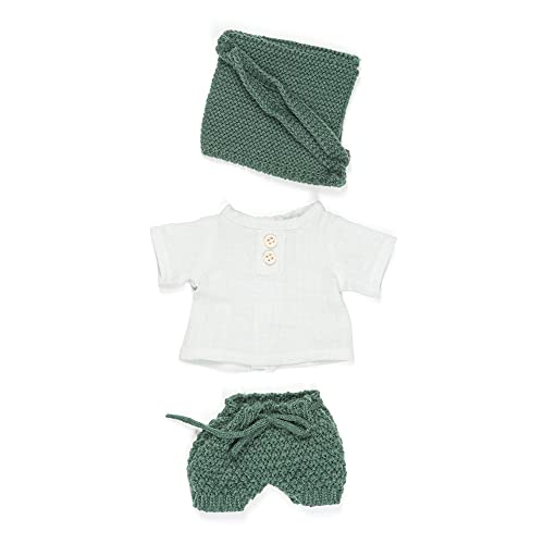 Miniland Clothes for Dolls 12" Forest Boy Set
