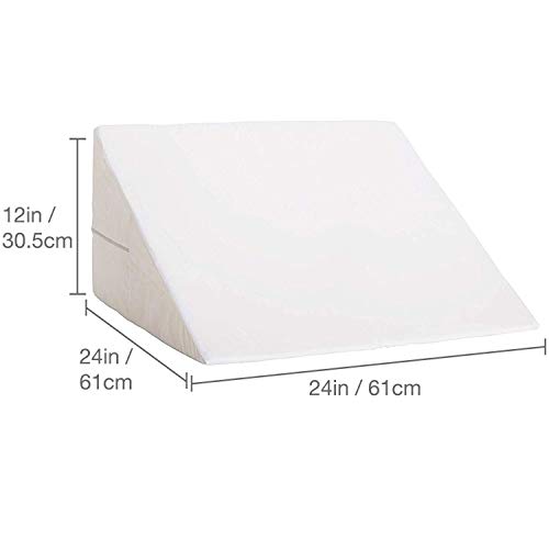HealthSmart Bed Wedge Pillow and Triangle Wedge with Elevated Incline