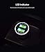 Ringke RealX2 Quick Charge Compatible with Most Smartphones, Compact Car Charger Dual 3.0 USB Port Output 3A LED Light [Black]