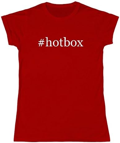 #hotbox - Ladies' Juniors Fit Hashtag Tee, Red, XXX-Large