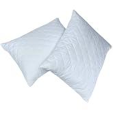 Soft Touch Quilted Pillow Cover Set of 2 (Standard) with Real Thread Stitching