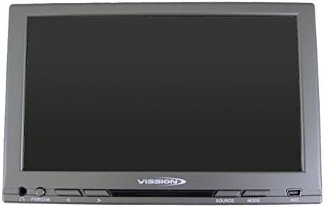 7" Digital High Resolution LED Headrest/Visor Monitor Vission AM-70HM Graphite Gray