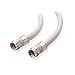 Cable Matters RG6 Coaxial Cable - 100ft, [CL2 Rated for in-Wall Use] (CM) Quad Shield Coaxial Cable, RG6 Coax Cord for TV, Digital Router, Satellite Receiver and More, White