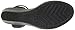 Crocs Women's Leigh Wedge Sandal,Black,8 M US