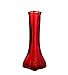Flower/Bud Glass Vase Decorative Centerpiece For Home or Wedding by Royal Imports - Stripe Design 8.5