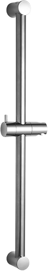 OFFO Shower Riser Rail 82cm Segmented Wall Mounted Adjustable 50-81cm Chrome