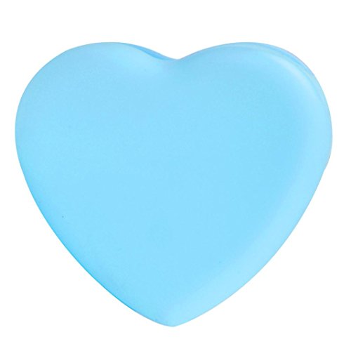 BEAUTYVAN Washing Brush 2018 1Pcs Silicone Fashion Egg Cleaning Glove Makeup Washing Brush Scrubber Tool Cleaners (Sky Blue)