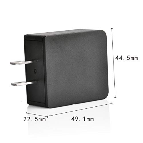 Gowoops 5V 2.5A Power Adapter (UL Listed) + Micro USB Cable with On Off Switch & LED + Heat Sinks for Raspberry Pi 3 Model B