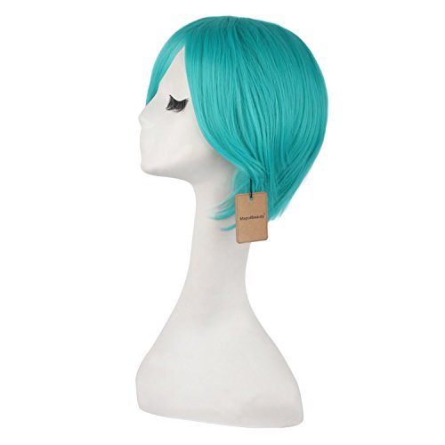 MapofBeauty 120cm Beautiful Long Straight Cosplay Wig (Light Blue) - Image 8