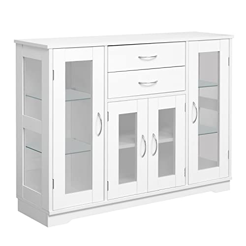 Sideboard Buffet, Storage with 2 Drawers, 3