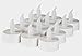 12 Battery Operated Tealight Candles Flameless Heatless No Heat Candle Flickering Wickless Led Long Lasing Life Faux Wedding Holiday Christmas Thanksgiving Party Light Dozen