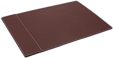 Nora Genuine Leather Deskpad (Size: Small) (Brown)