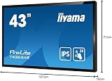 iiyama ProLite T4362AS-B1 4K UHD IPS 20-Point Multitouch Monitor Android 24/7 view 10
