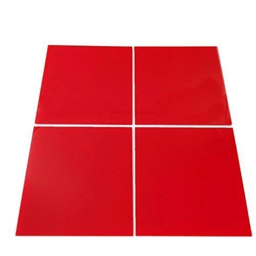 Red Square Mosaic Wall Tiles - Pack of 10-20cm x 20cm