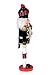 Clever Creations Black Scottish Bagpiper 12 Inch Traditional Wooden Nutcracker, Festive Christmas Décor for Shelves and Tables